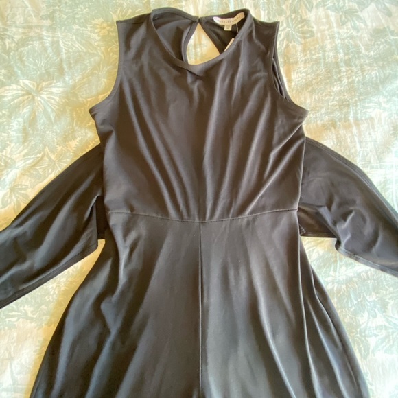 NWT Annalee + Hope Black Jersey Crop/Capri Jersey Jumpsuit - Picture 9 of 14